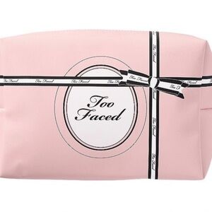 Too Faced Pink Cosmetic Bag